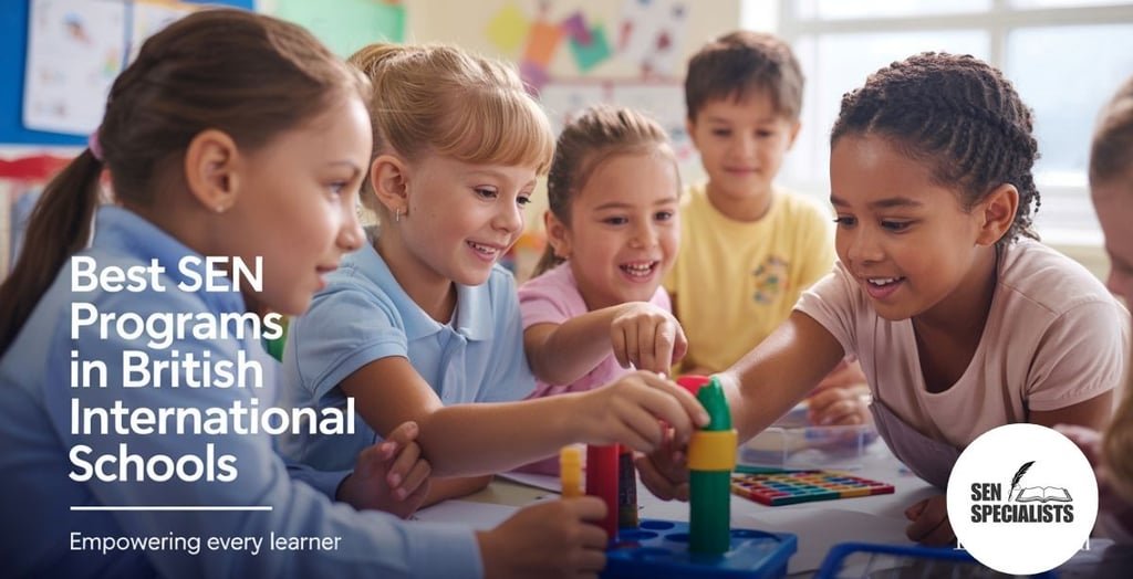 Best SEN Programs in British International Schools (Singapore Malaysia Thailand)