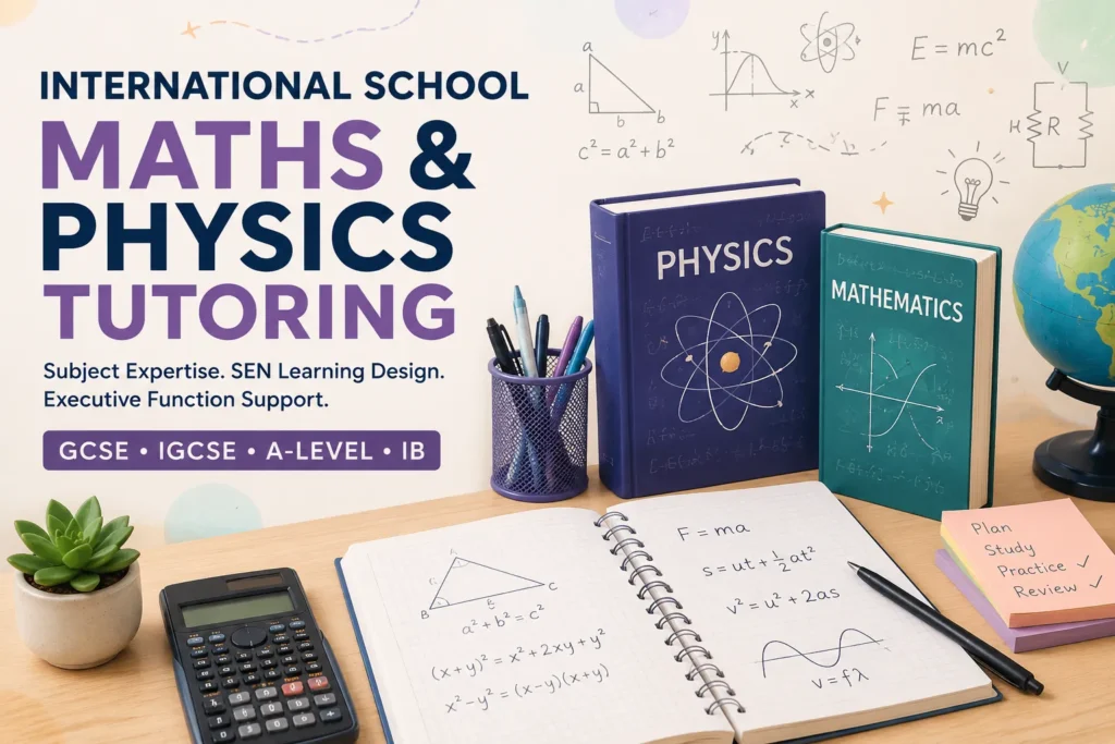 International School Maths and Physics Tutoring